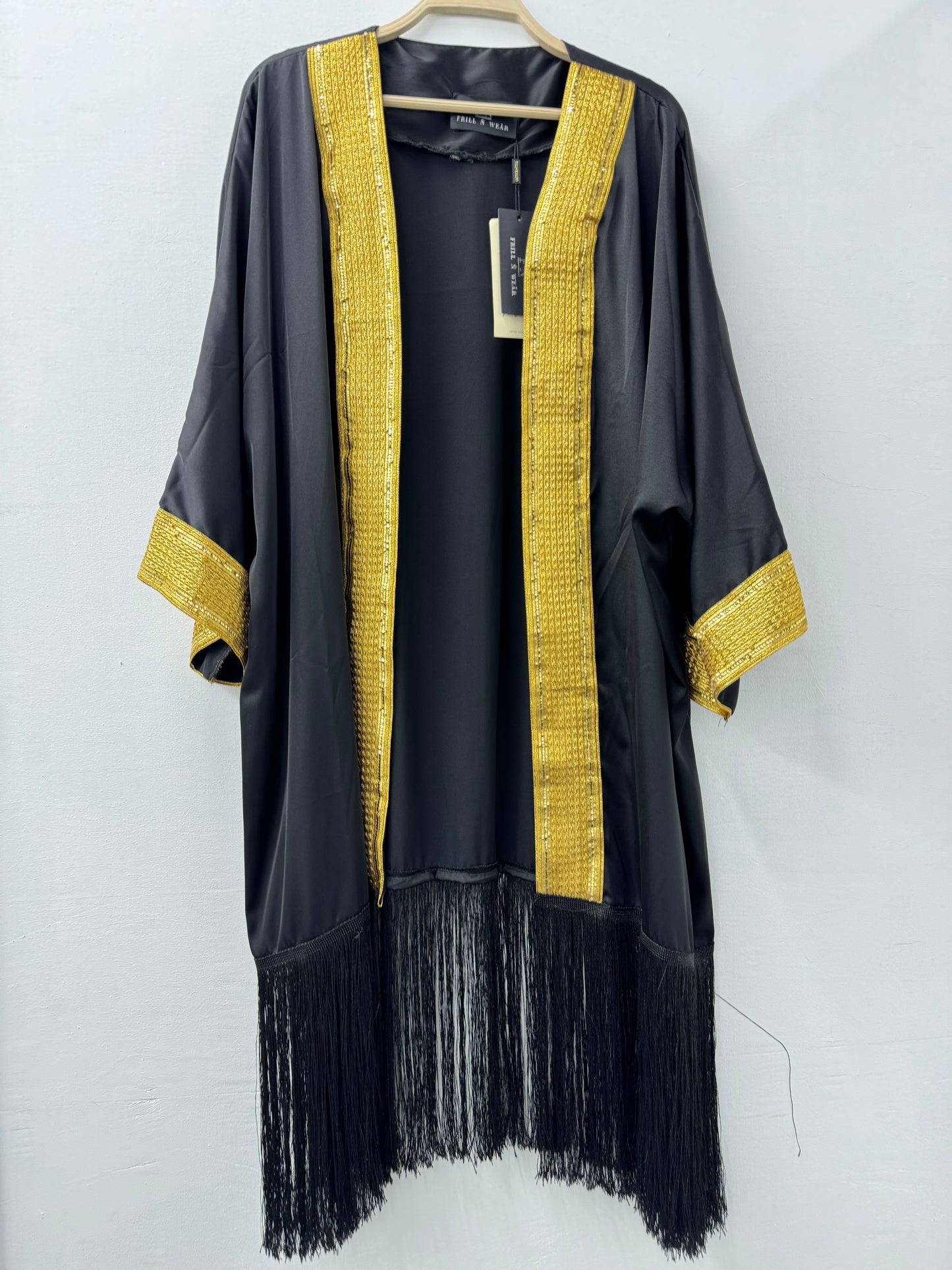 Indian Royal Kaftan with Fringe