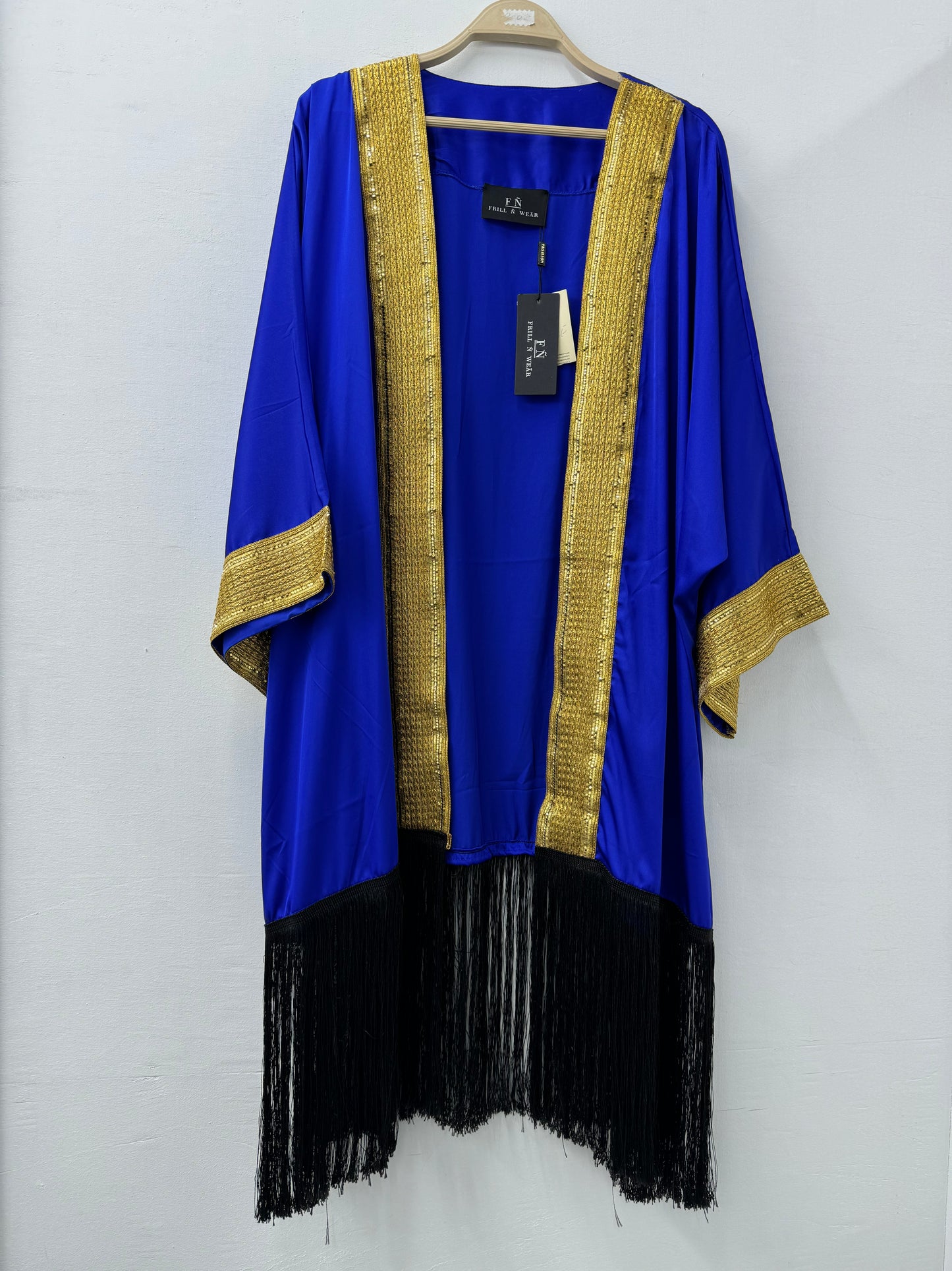 Indian Royal Kaftan with Fringe