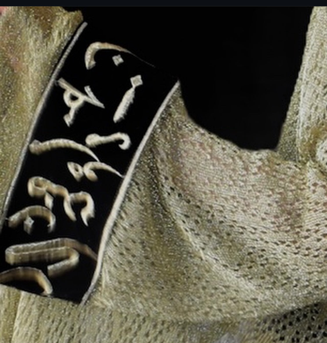 Arabian golden kuftan