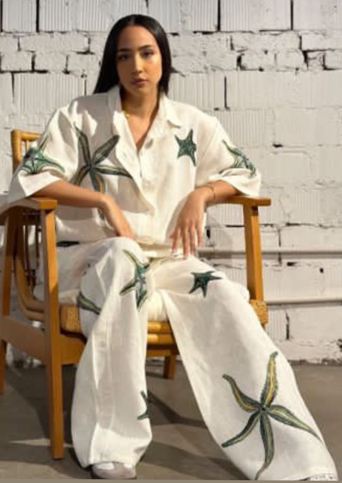 Star fish linen set