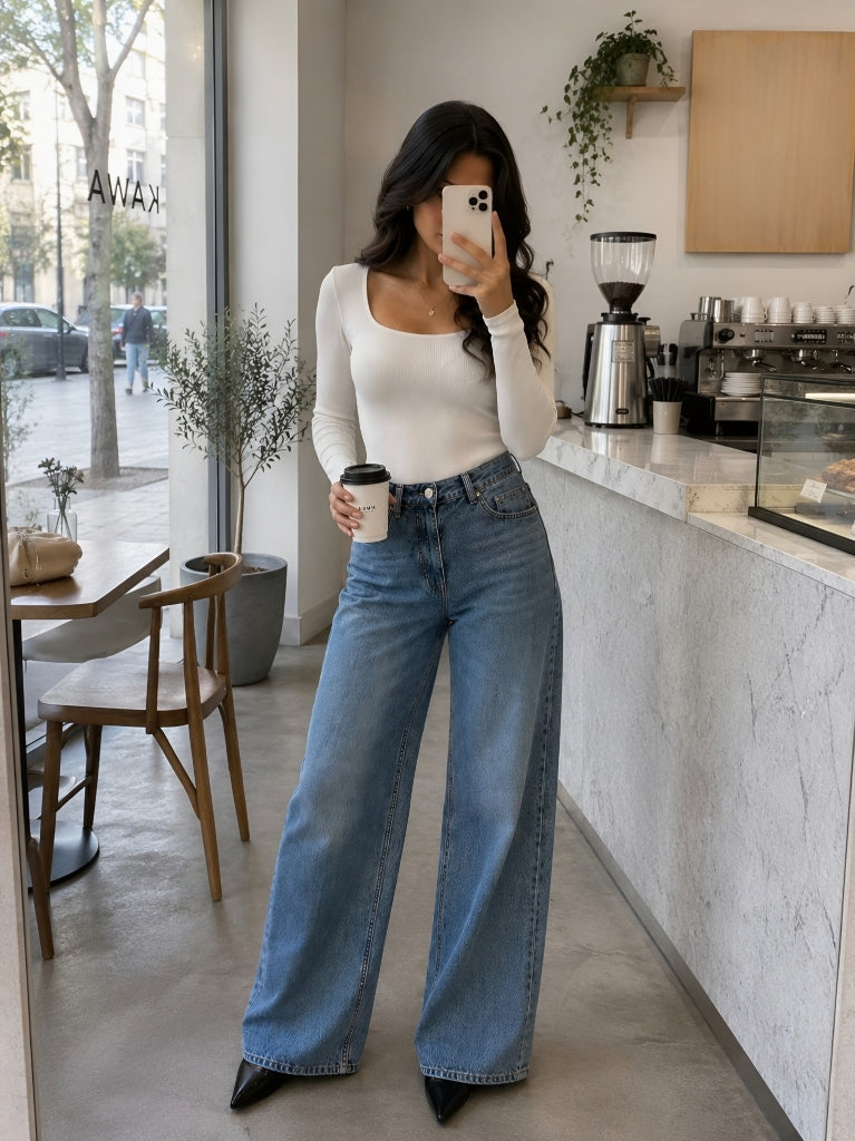 Loose jeans