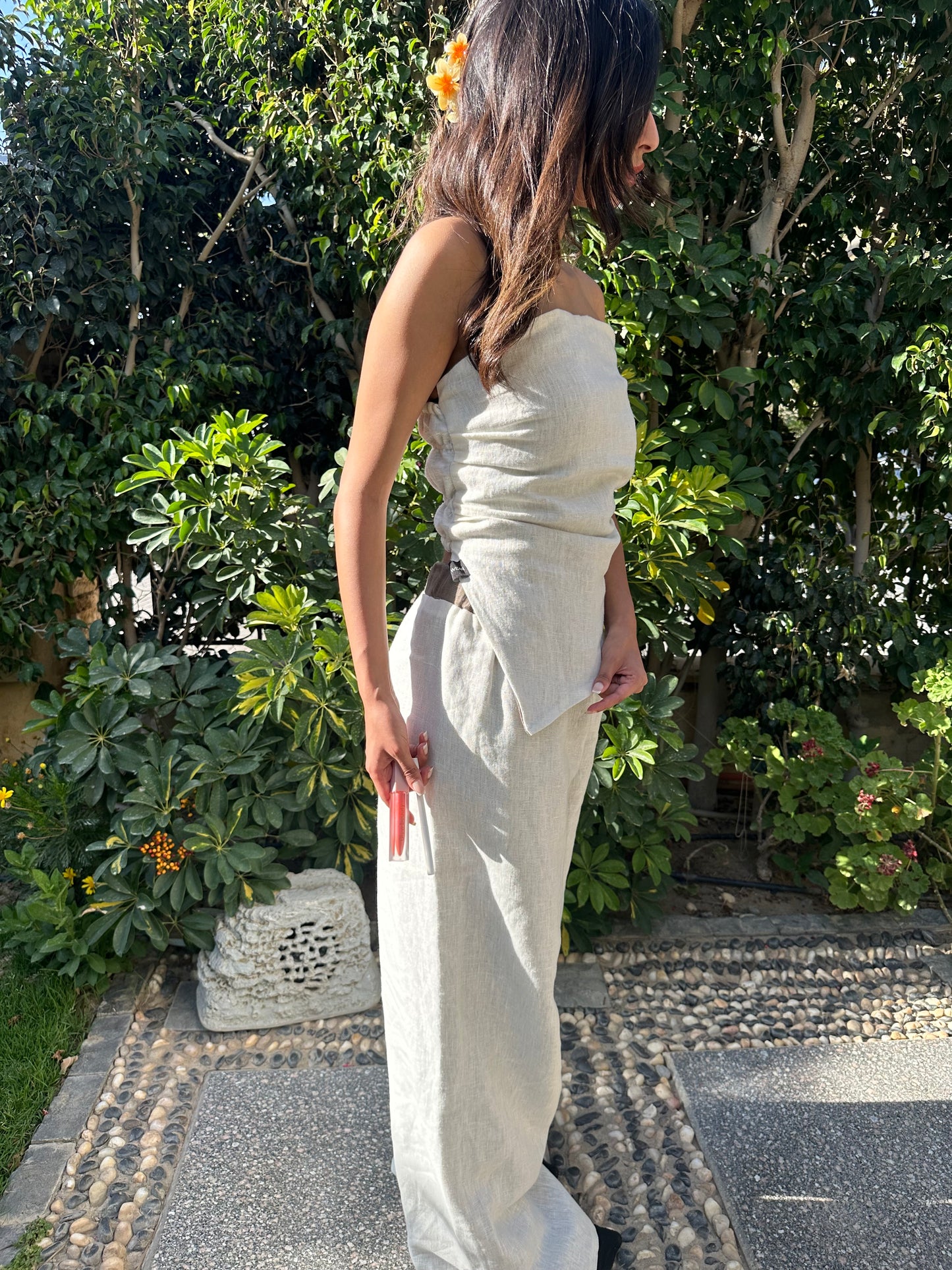 That linen top