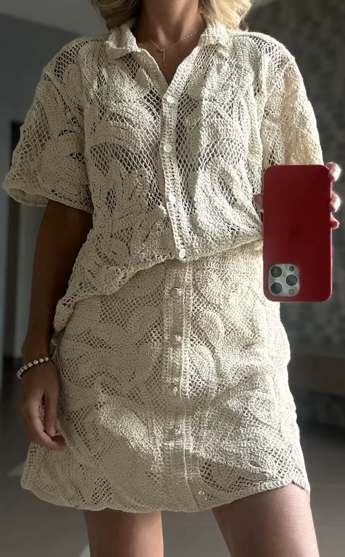 Santorini Lace Crochet Set