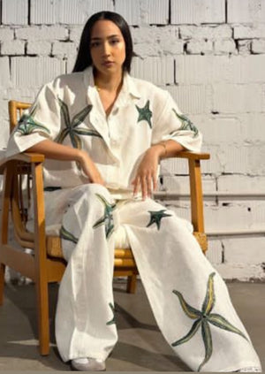 Star fish linen set