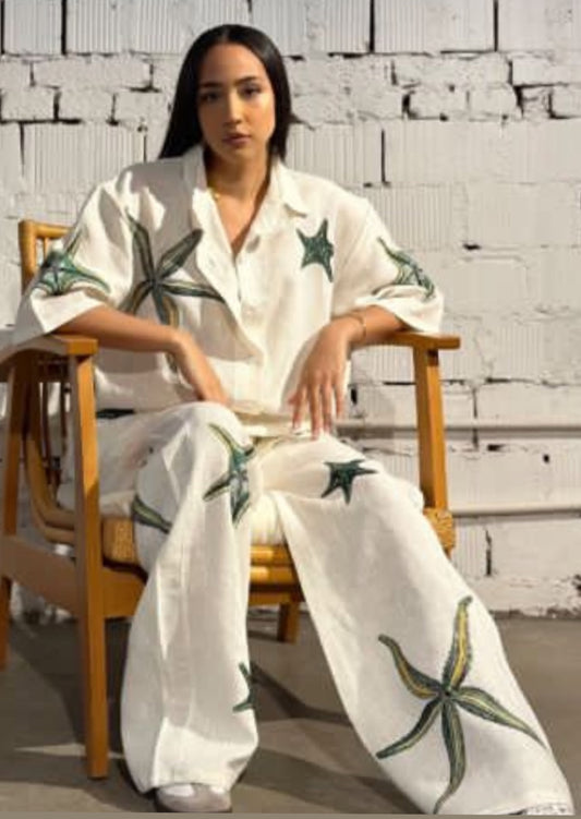 Star fish linen set