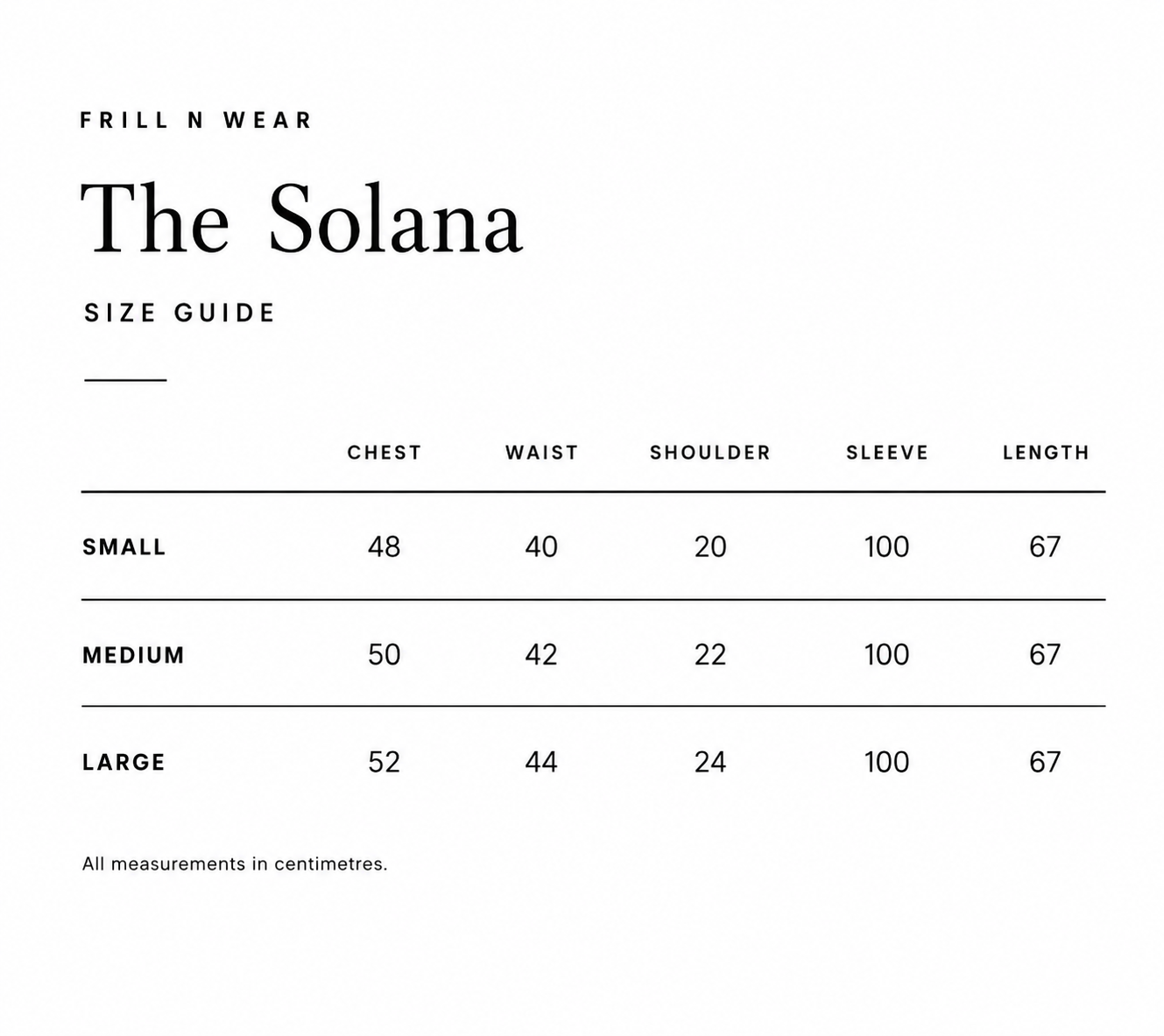 Size Guide
